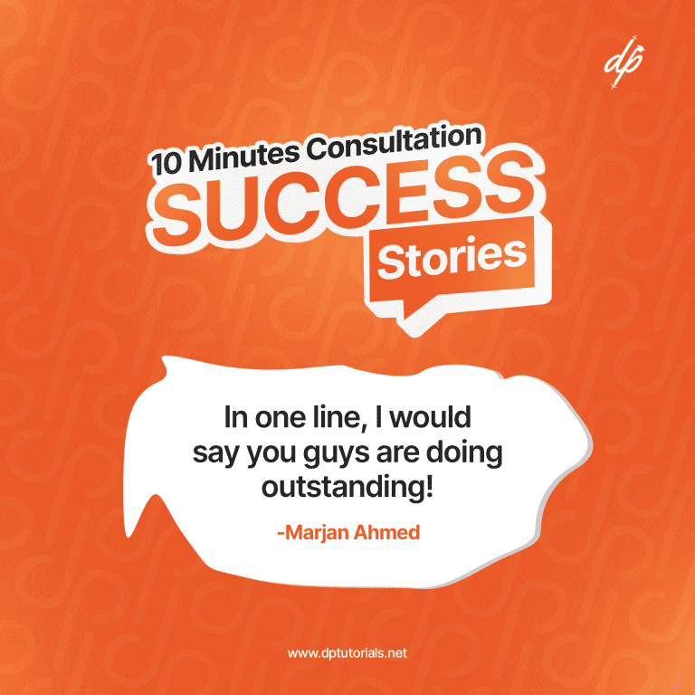 10 minutes consultation testimonial (Marjan)