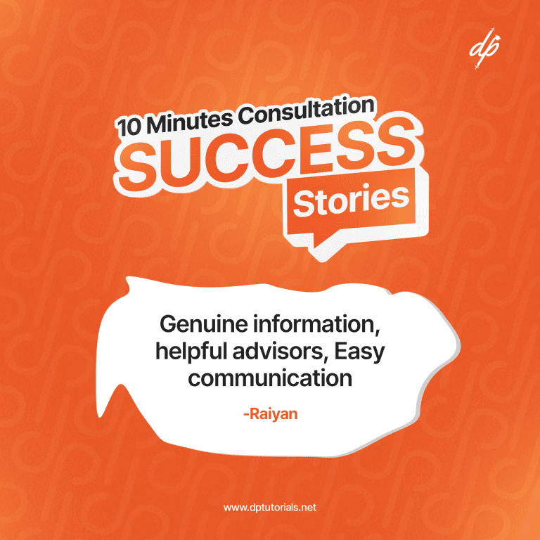 10 minutes consultation testimonial (Raiyan)